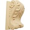 Ekena Millwork 3 1/2"W x 2"D x 4 1/2"H Small Acanthus Block w/ Backplate Wood Corbel, Alder CORW04X02X05ABAL - alternate 1